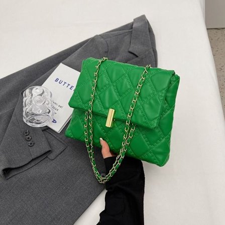 Stoffvesker Underarm Håndveske GRØNN