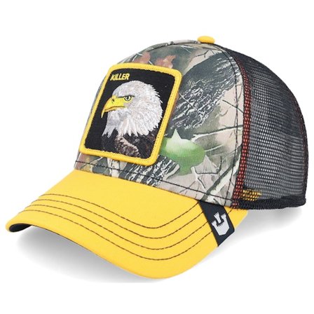 Goorin Bros. - Eagle Eyed Real Tree Camo A-Frame Trucker Trucker Camo Cap - @ Hatstore