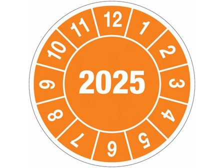 BRADY Kontrollmärke 2025 10mm 104/fp - Lyreco - Skyddsutrustning - Säkerhetsmärkning och skyltar - Skyltar