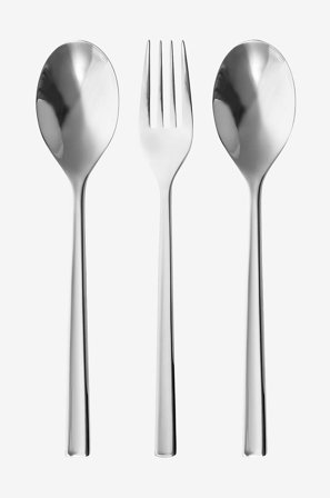 Robert Welch - Serveringsset Blockley Bright 3 delar - Silver - Bestick - Från Homeroom
