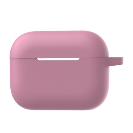 AirPods Pro 2 silikonfodral med ringspänne - Rosa Ros