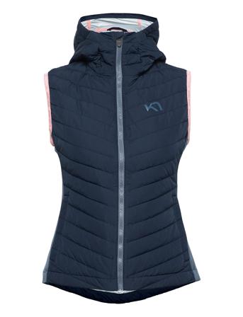 Eva Down Vest Vests Padded Vests Blå Kari Traa*Betinget Tilbud