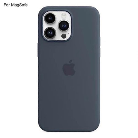 HW iPhone 14 Pro Cover Kompatibelt med MagSafe Flydende Silikone Telefon Bagcover [Induction Popove(h})