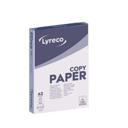 LYRECO Kopieringspapper Copy A3 80g ohålat 500/fp - Lyreco - Kontorspapper - Kopieringspapper - A3 Ohålat