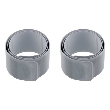 Reflekterende tape - Rund [40 cm] - Dobbelpakning - Hvit