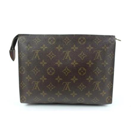 Louis Vuitton Vintage, Pre-owned Canvas louis-vuitton-bags Bruin, Dames, Maat:ONE Size