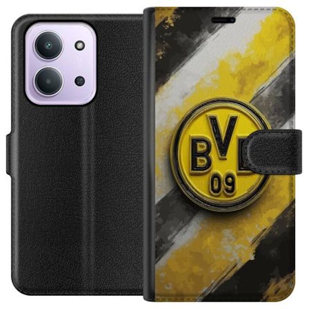 Kompatibel Tegnebogsetui til Xiaomi Xiaomi Redmi 15C Farverigt abstrakt puslespillsmønster, der symboliserer fællesskab, mangfoldighed og kreativite