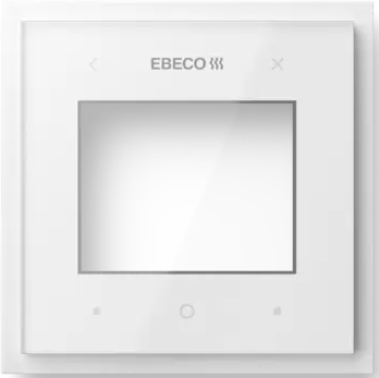 Ebeco EB-Therm 500 Frontdeksel hvit, for ABB Impressivo, Varme