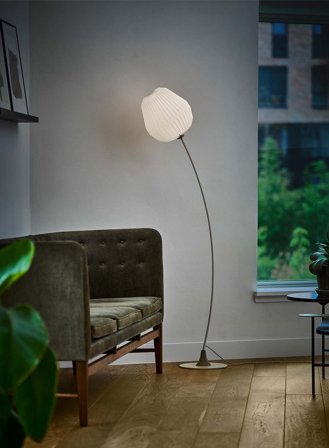 The Bouquet gulvlampe - kremhvit/hvit