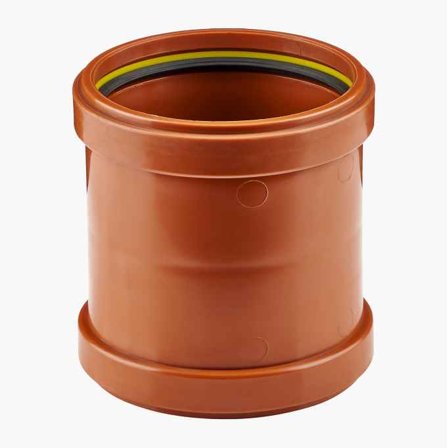 Skarvmuff Dubbel Orange Ø110 mm SN4 PP - Biltema