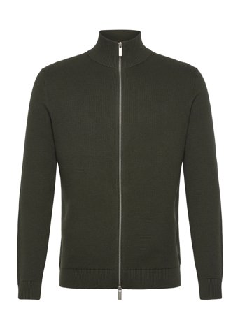 Selected | Slhdane Ls Knit Structure Full Zip Noos | L