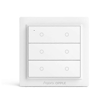 Aqara|OPPLE Trådlös Strömbrytare Smart Homekit Fungerar med Home App Magnetisk Väggströmbrytare Zigbee 3.0