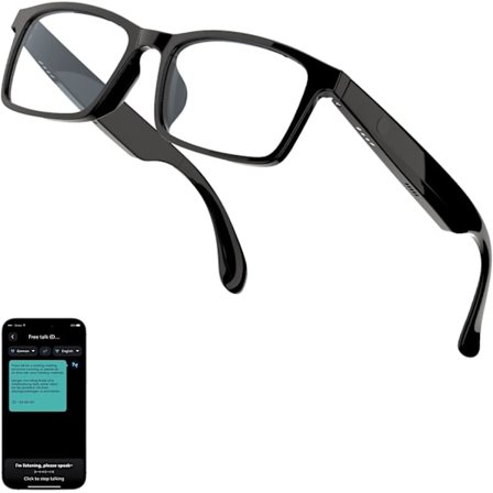 2025 Uusin malli Käännöslasit Ai Älylasit Naisille Miehille Bluetooth Chat GPT:llä 164 kielellä Sinivalo- ja UV-suojatut linssit