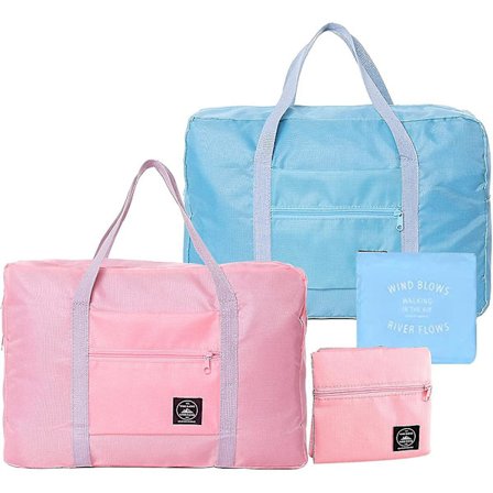 2-pak Foldbar Rejsetaske 25l Letvægts