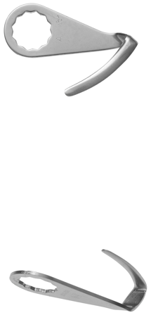 Fein 63903107016 Vinduskniv lang side, 2-pakning 60 mm, Maskintilbehør & forbruk