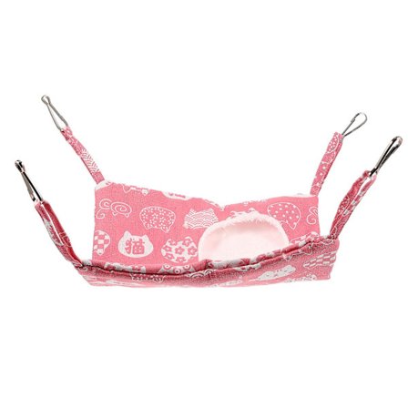 Sjov chinchilla seng komfortabel hamster hængekøje hængende marsvin seng (27X27X1CM, billede 3)