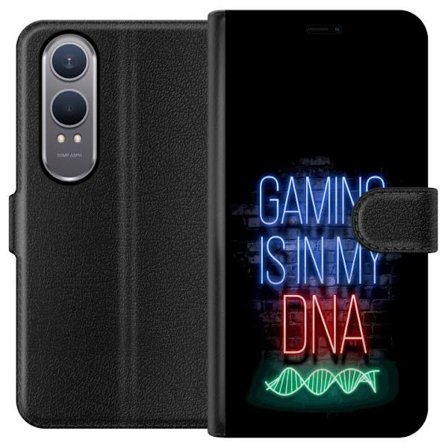 Yhteensopiva Lompakkokotelo OnePlus Nord CE4 Lite Viktor Gyökeresin muotokuva vihreässä paidassa, jossa on leijonamotiivi ja intensiivinen vihreä tunn