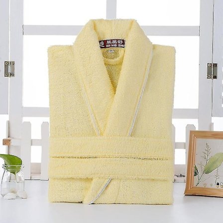 Fzslcyiyi Mænds Waffle Hotel Badekåbe Spa Kåbe Kimono Sjal