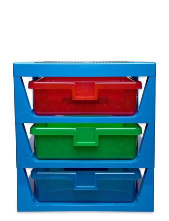 LEGO STORAGE Lego 3-Drawer Storage Rack - Multi/patterned - 34X 37X 32CM