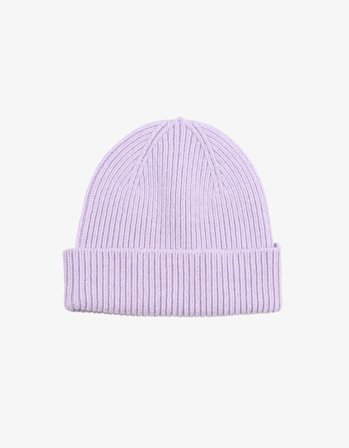 Merino Wool Beanie - Soft Lavender