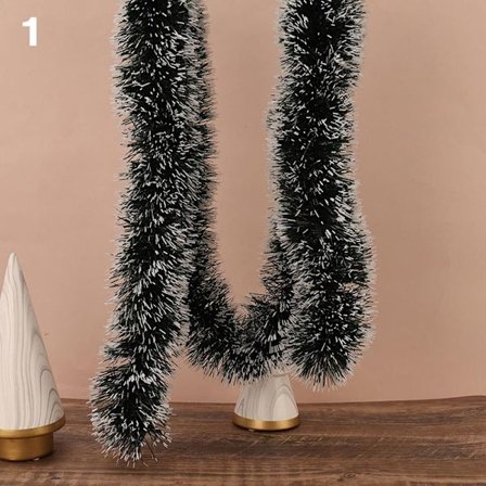 Mörkgrönt band julgransprydnad 1 1