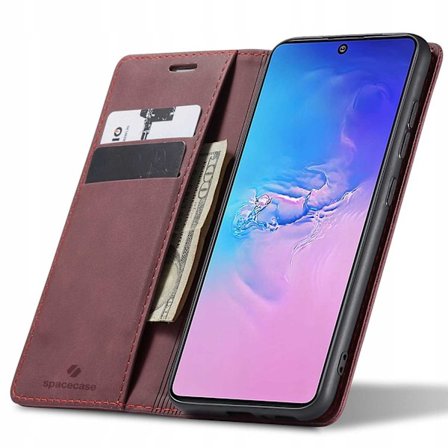 Spacecase Case Pålbockskydd För Samsung Galaxy S10 Lite Röd