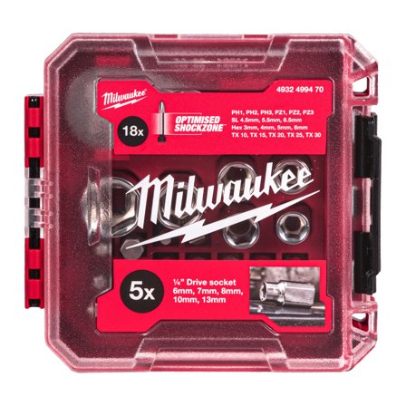 Milwaukee 4932499470 Bitssæt 25-pak, Maskintilbehør & forbrugsvarer
