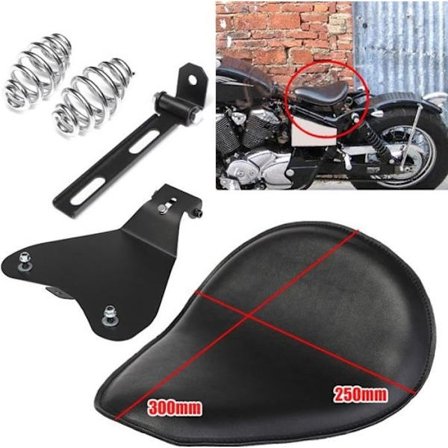 Moottoripyörän yksittäinen satulaistuimen jousituki Harley Sportster Bobber Chopper Yamaha -malleille