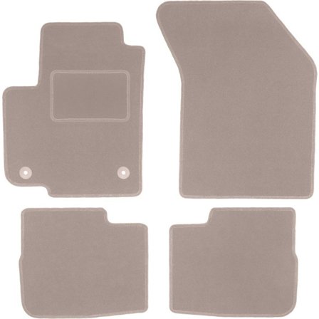 Beige velourmattor för: Fiat Sedici halvkombi (2006-2014)_MGF