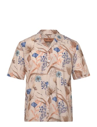 Mos Mosh Gallery Mmgjoel Bliss Ss Shirt - Beige - L