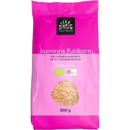 Urtekram Fuldkorns Jasminris Ø 500 g, Helse & Madvarer, Pasta, Ris & Bælgfrugter, Ris