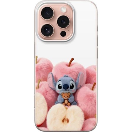 Yhteensopiva Puhelinkuori Apple Apple iPhone 16 Pro Värikäs kollaasi futuristisilla tyttöryhmän hahmoilla, sydämillä ja glitterillä nykyaikaise