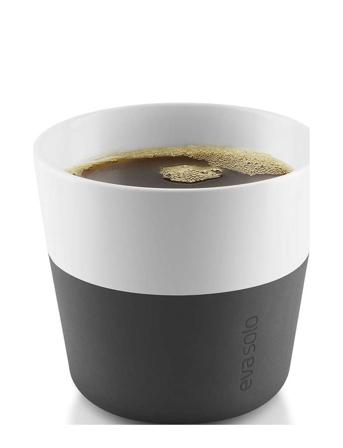 2 Lungo-Krus Black Home Tableware Cups & Mugs Coffee Cups Multi/mønstret Eva Solo
