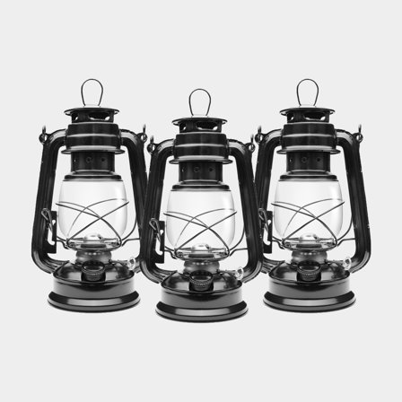 Myrskylyhty / petroolilyhty NOCK Mysingen X, 250 mm, musta, sydämellä, 3-pack