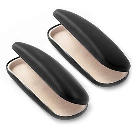 2 Stive Brilleetuier Herdet Trykkbestandig Oppbevaringsboks M