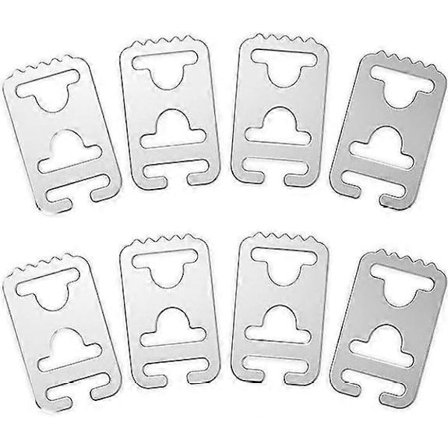 /NN/ Skoankre uden snørebånd (8 stk.) Snørelåse til voksne og børn I6(FCC)