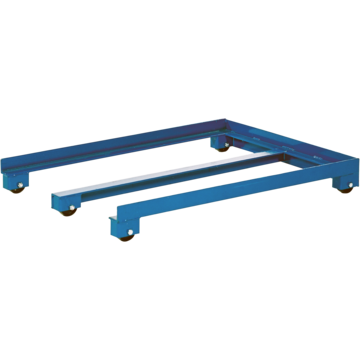 Kongamek Låg Pallvagn Blå
