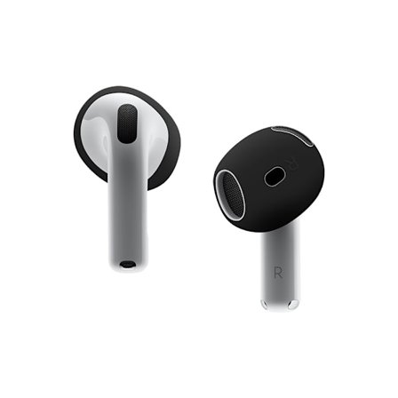 Yhteensopiva Apple AirPods 4:n kanssa Silikoniset korvakärjet - 2 paria Black