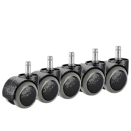 Kontorsstol Hjul, 5-pack, Passar IKEA Stol (10mm x 22mm) Kraftig JR2025032601188