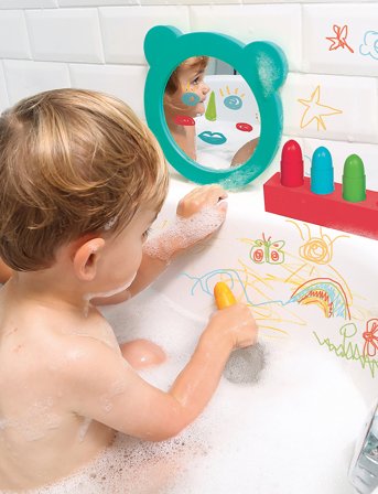 Ludi Water Colors With Mirror - Multi/patterned - ONE SIZE