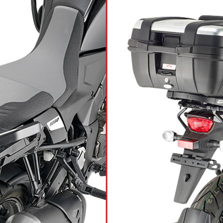 Stelaż do Płyty Kufra Centralnego Givi SRA Monokey Aluminium - Triumph Tiger 1200 GT 2022-2022