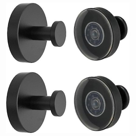 4 st sugproppskrokar för duschvägg, ingen borrning, avtagbara återanvändbara handdukskrokar för kök gla [DB]