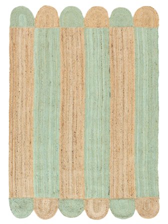 Indoor/Outdoor Rug Elba - Green/Beige 160X230 In Modern Style