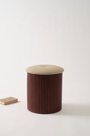 Jotex - Sittepuff/krakk, Diameter 40 Cm Brun - DARWIN - Kjøp Sittepuffer hos Jotex