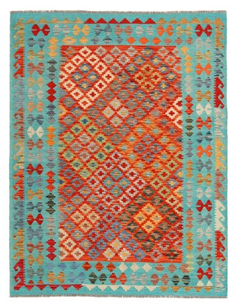 152X195 Dywan Orientalny Kilim Afgan Old Style (Wełna, )