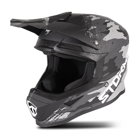 Casco Cross Stormer Force Fast Nero 2XL 63-64cm