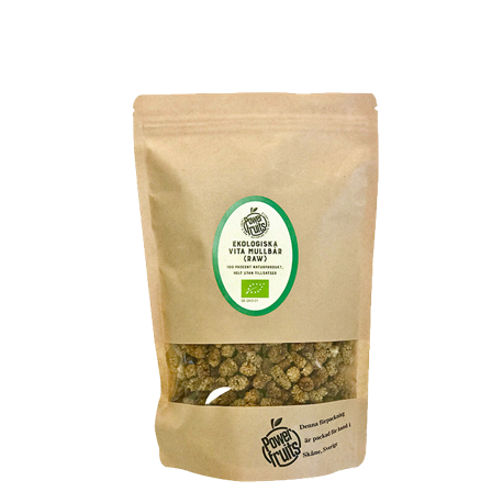 Powerfruits Økologiske Hvite Morbær 500 g