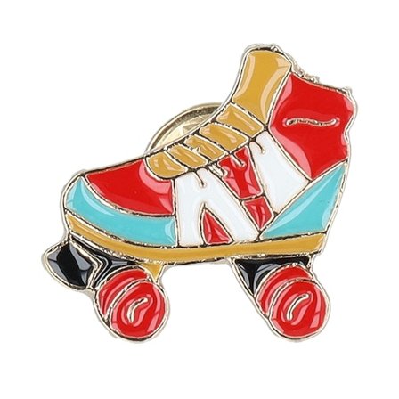 Cap Pins - Multi - Accessory - Roller Skates Metal Enamel Pin - Hatstore
