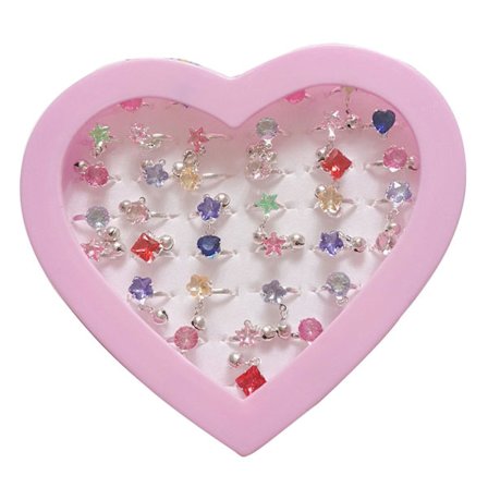 Prinsessring Berlock Fingerringar Leksakssmycken Barn Kalas Favoritgåva & Rekvisita Kvalitetsgåvor