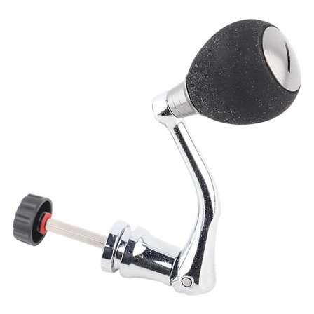 Hjuludskiftningshåndtag i metal med vippearm (sølv, mellemstørrelse til 2000 og 3000)